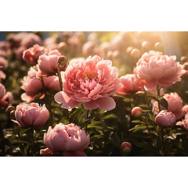 Peony Canvas on Canvas